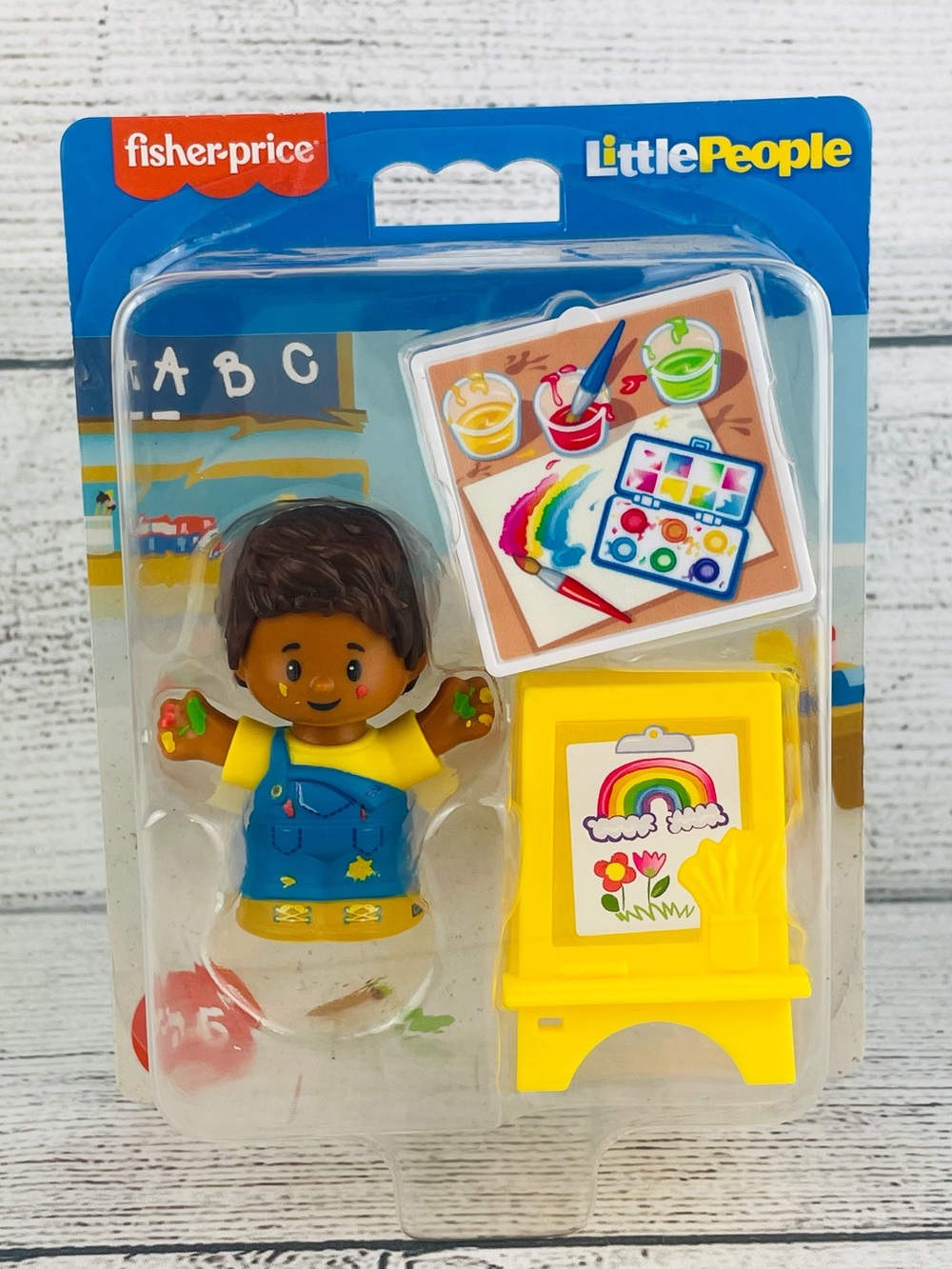 Fisher Price Little People Painting Artist & Easel Playset W/ RARE Character NEW